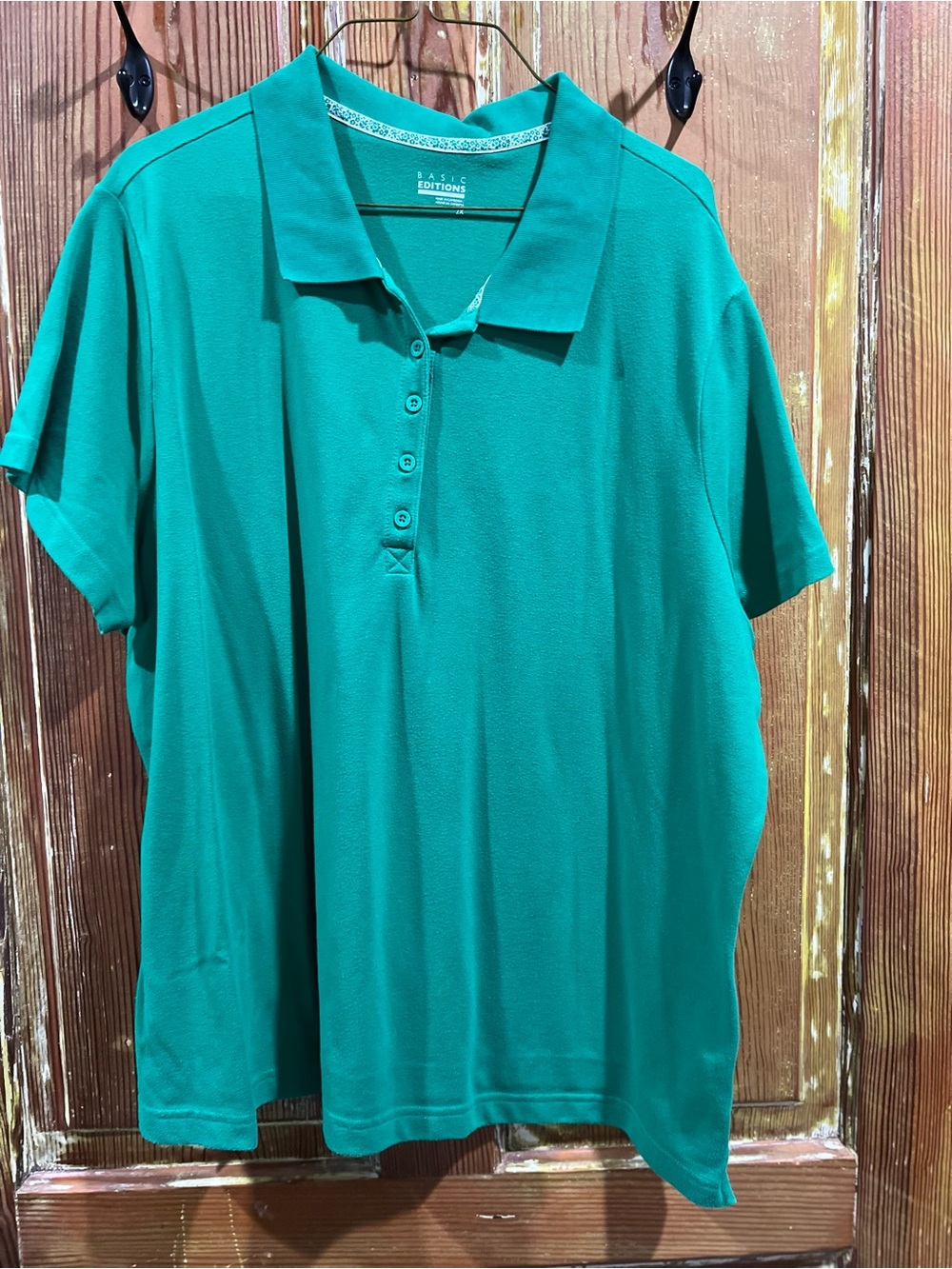 Basic Editions Kelly Green Polo Shirt